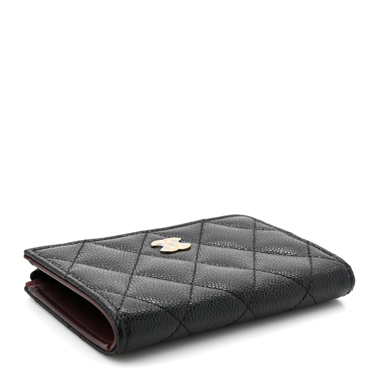 Chanel Caviar Quilted Zipped Key Holder Case Black 4 of 8