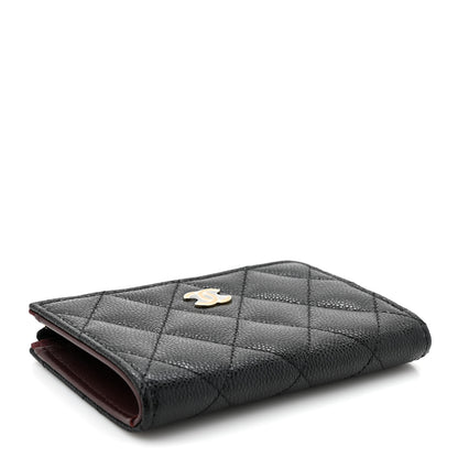 Chanel Caviar Quilted Zipped Key Holder Case Black 4 of 8