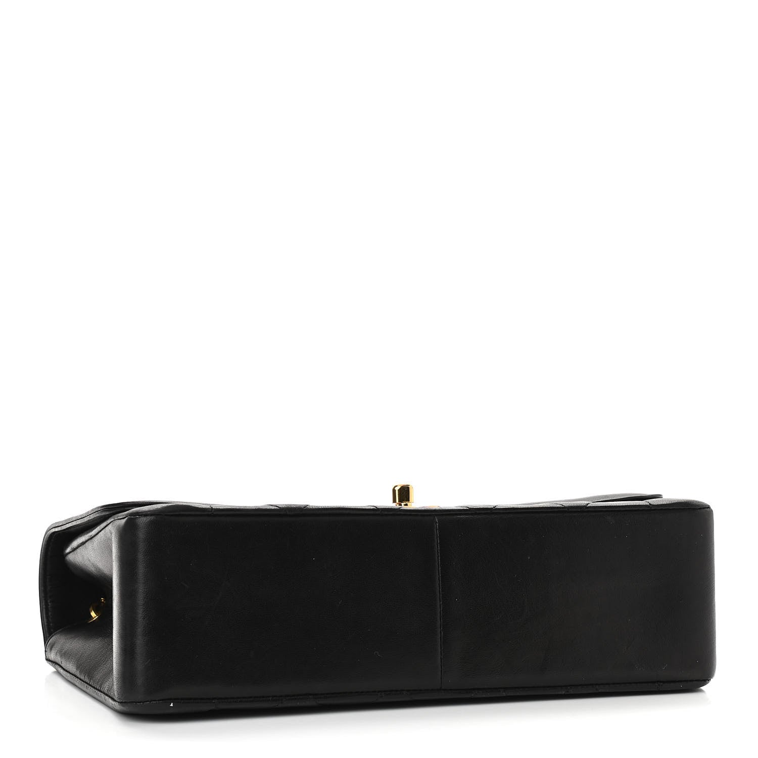 Chanel Lambskin Quilted Medium Single Flap Black 3 of 9