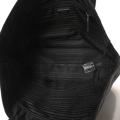 Prada Tessuto Nylon Saffiano Pocket Tote Black 5 of 10