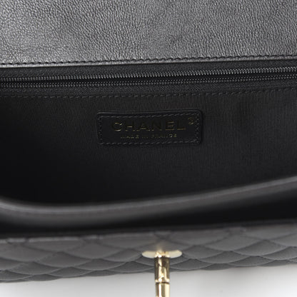 Chanel Calfskin Quilted Smart Pocket Flap Bag Dark Gray 5 of 10
