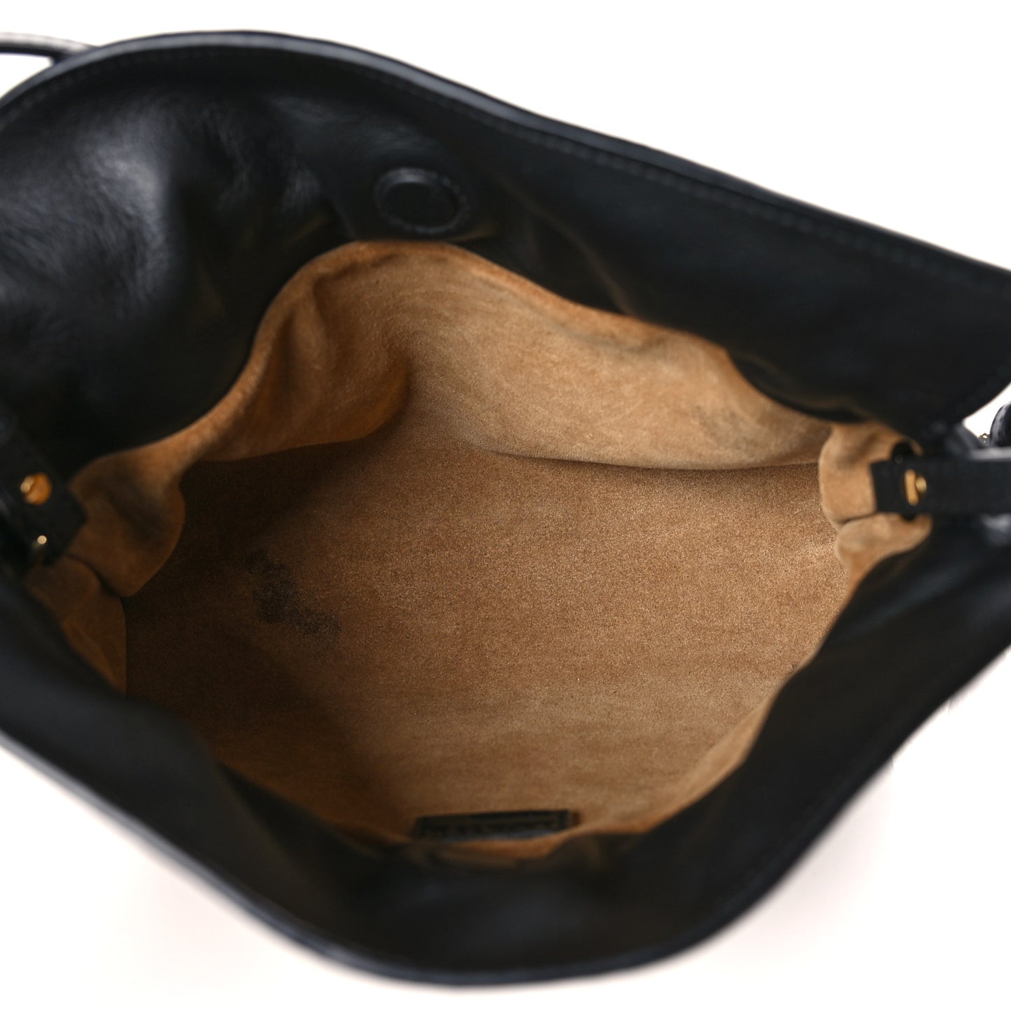 Calfskin Mini Flamenco Knot Clutch Black