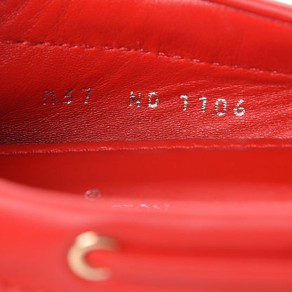 Louis Vuitton Empreinte Gloria Loafers 37 Rouge 9 of 9