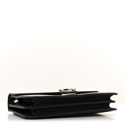 Gucci Dollar Calfskin Interlocking G Shoulder Bag Black 4 of 13