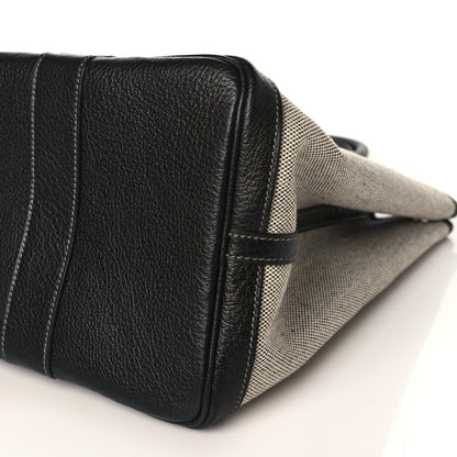 Hermes Toile Buffle Skipper Garden Party 36 MM Tote Black 9 of 9