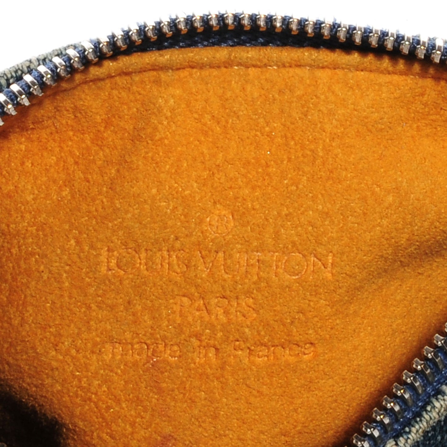 Monogram Denim Pochette Speedy PM Key Holder Blue