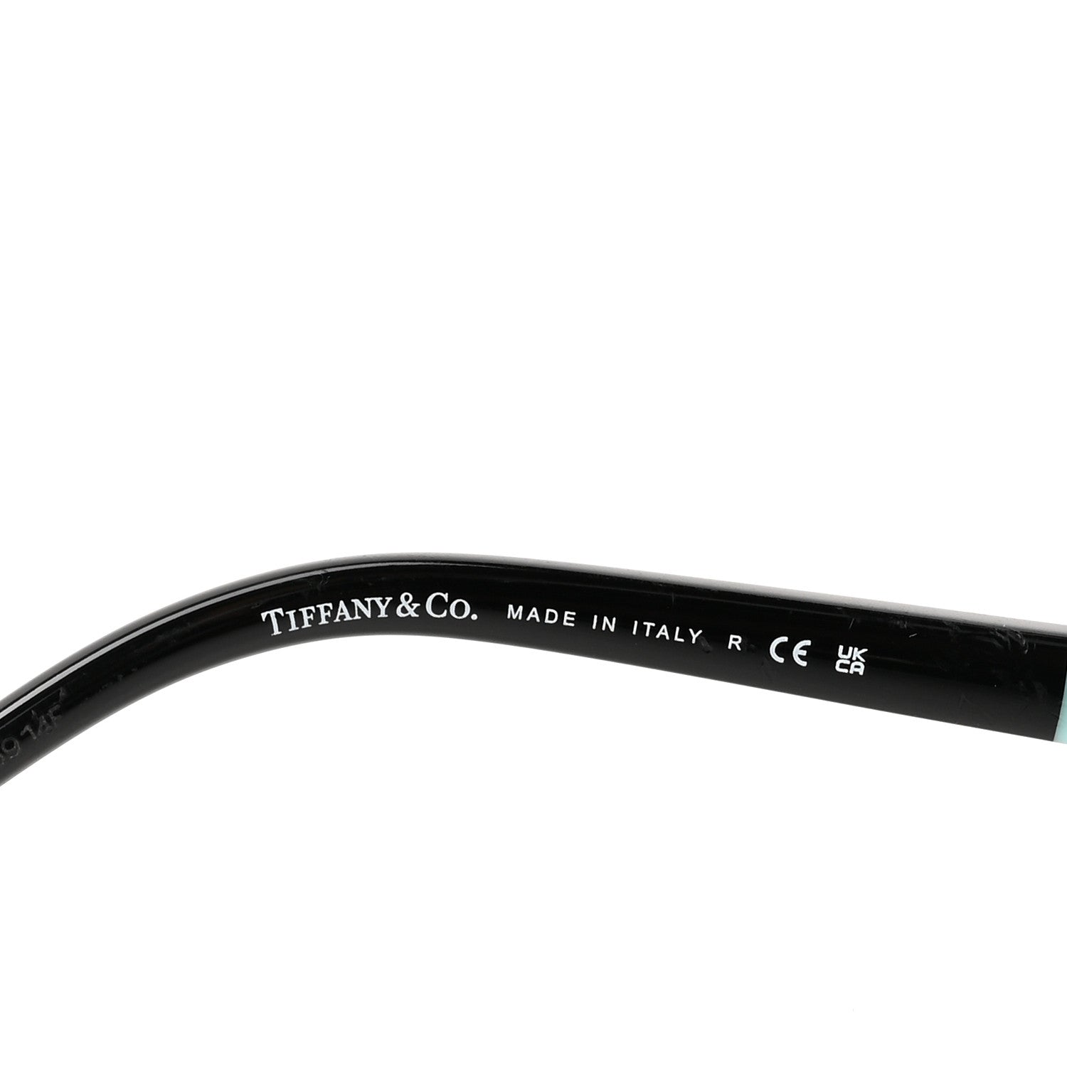 Tiffany Rimless Rectangle TF3088 Sunglasses Light Gold Blue 6 of 8