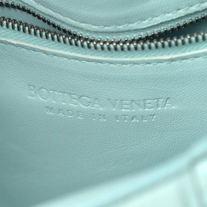 Bottega Veneta Paper Calfskin Maxi Intreccio Padded Cassette Crossbody Bag Ice 6 of 10