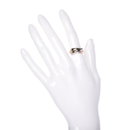 Cartier 18K Pink Yellow White Gold Classic Les Must De Trinity Ring 51 5.75 2 of 5