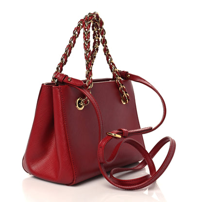 Salvatore Ferragamo Printed Calfskin Mini Melike Shoulder Bag Rosso 2 of 5