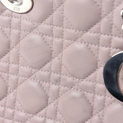 Christian Dior Lambskin Cannage Medium Lady Dior Light Pink 10 of 15