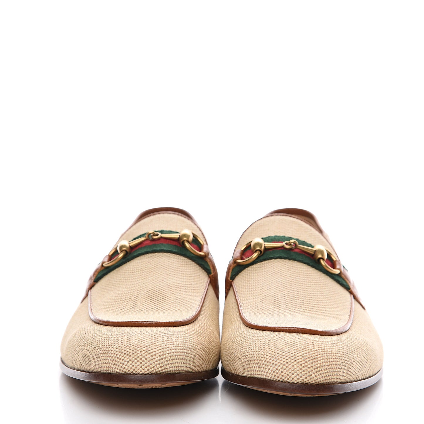 Canvas Web Mens Brixton Horsebit Loafers 9.5 Sand Light Cuir