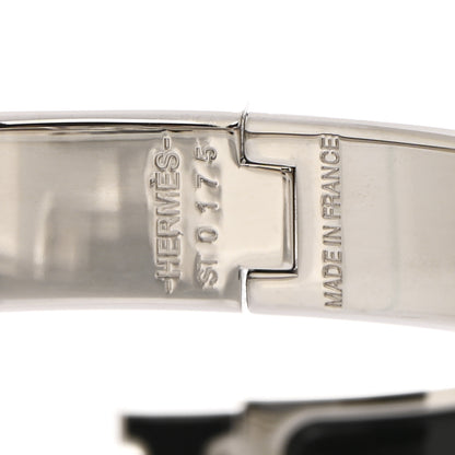 Hermes Enamel Narrow Clic Clac H Bracelet GM Black 4 of 5