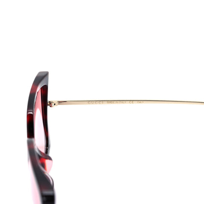 Gucci Acetate Oversize Square Frame GG0435S Sunglasses Red Havana 6 of 7