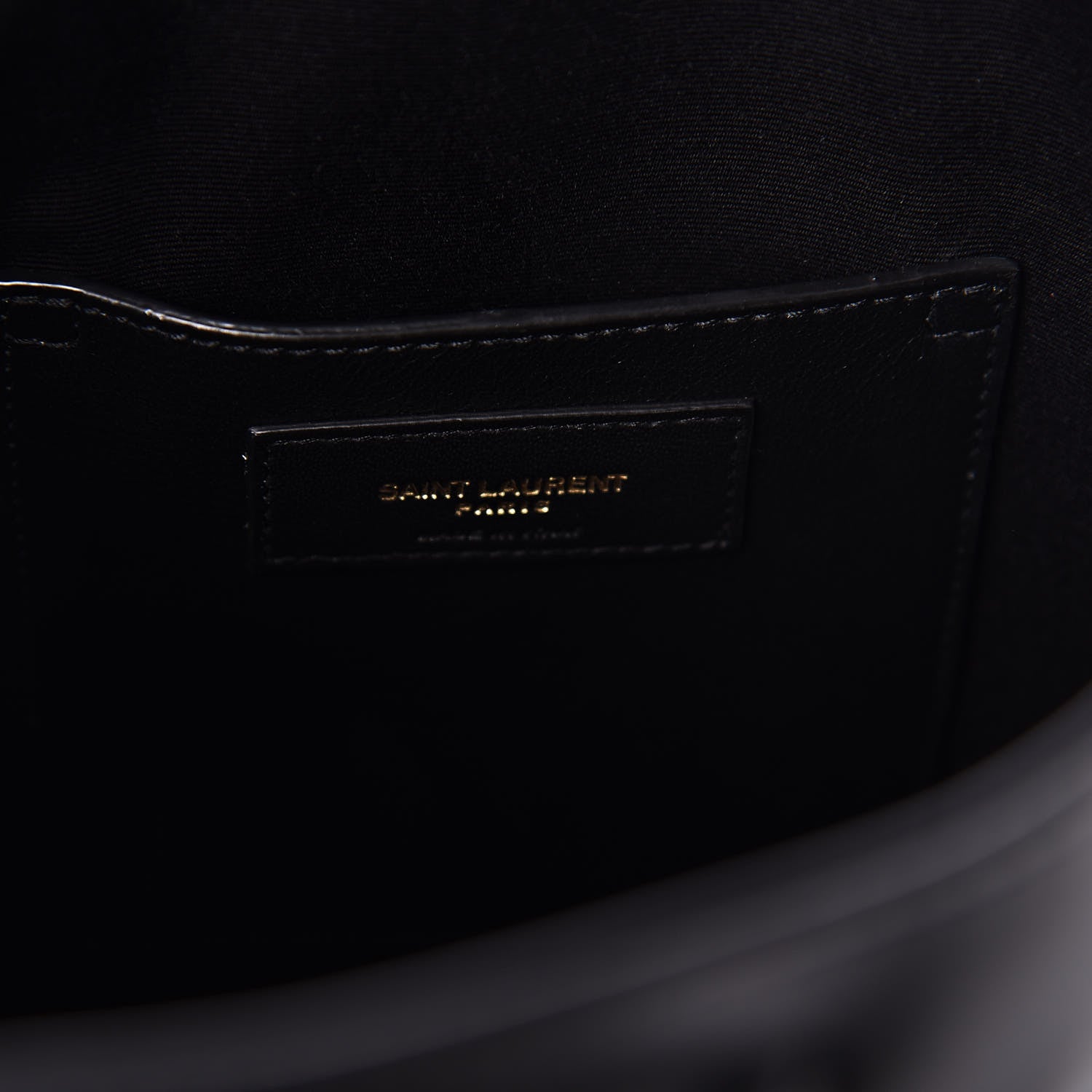 Saint Laurent Smooth Calfskin Medium Talitha Bucket Bag Black 7 of 10