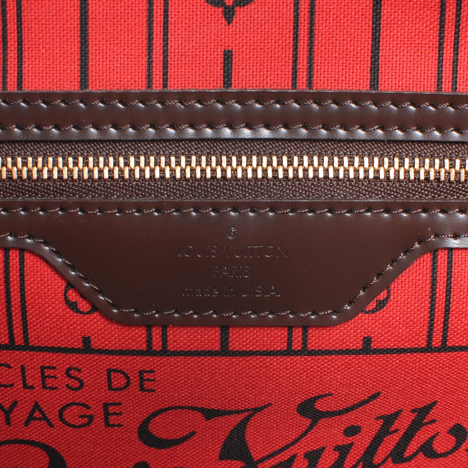 Louis Vuitton Damier Ebene Neverfull PM 6 of 7