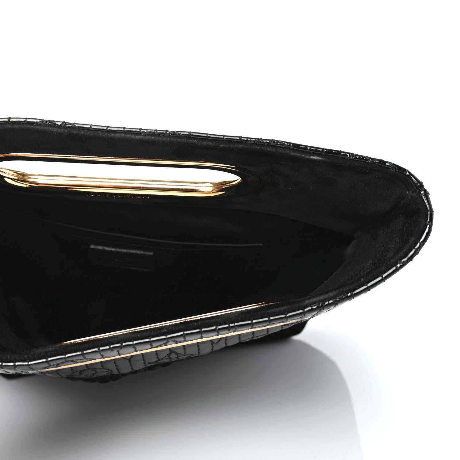 Louis Vuitton Suede Monogram Motard Afterdark Clutch Black 4 of 4