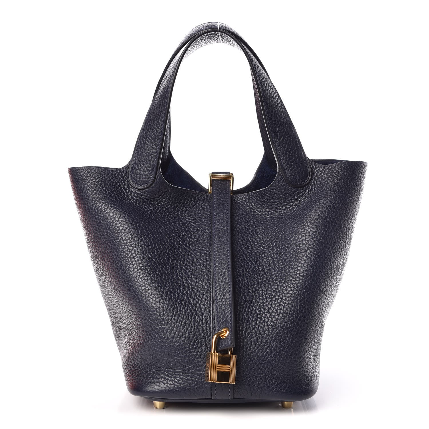 Hermes Taurillon Clemence Picotin Lock 18 PM Bleu Nuit 1 of 12