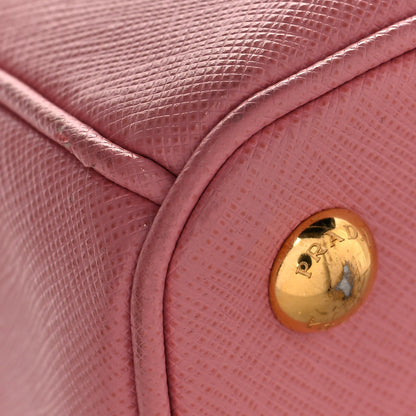 Prada Saffiano Mini Galleria Double Zip Tote Petalo 9 of 19