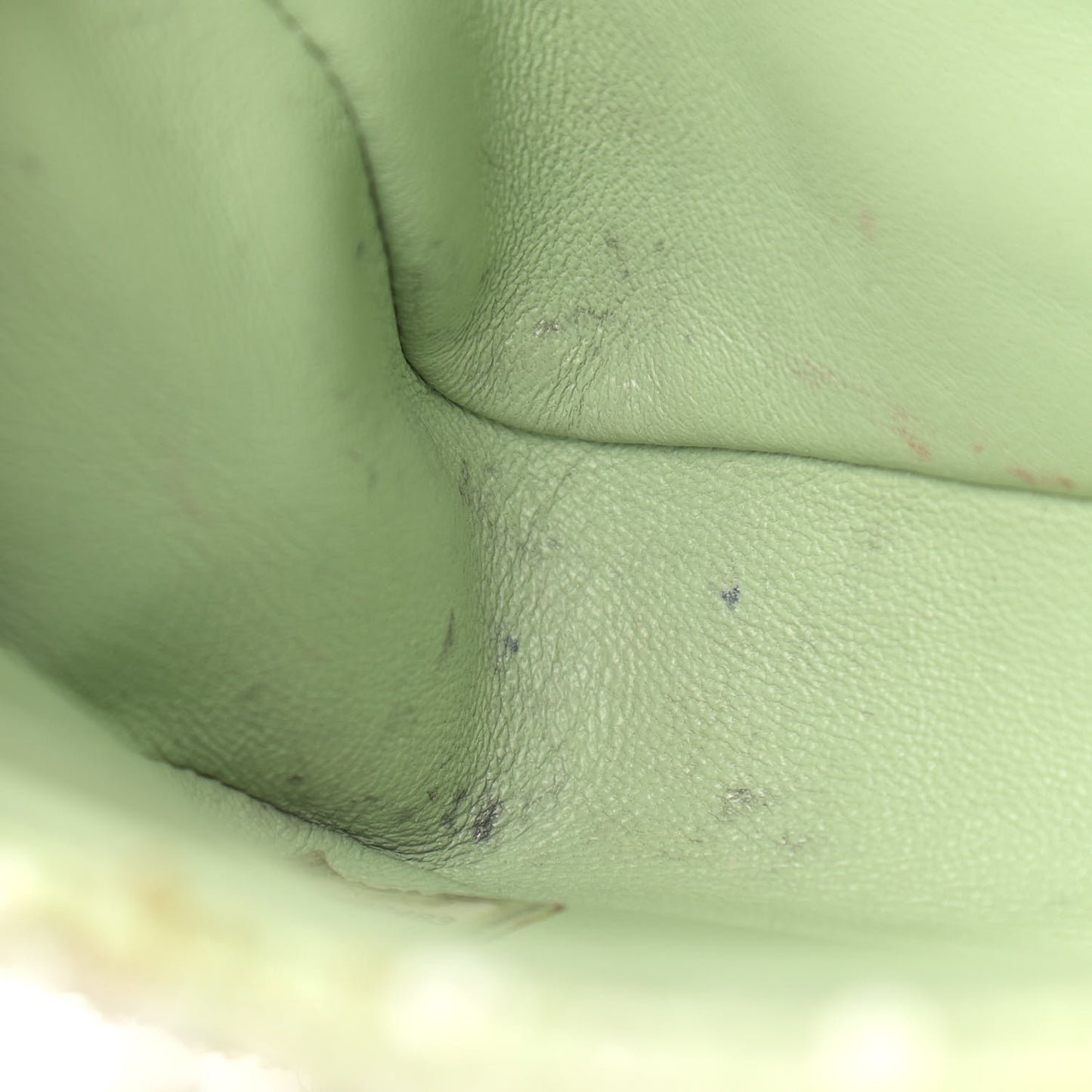 Sequin Mini Waterfall Flap Green Light Green Yellow