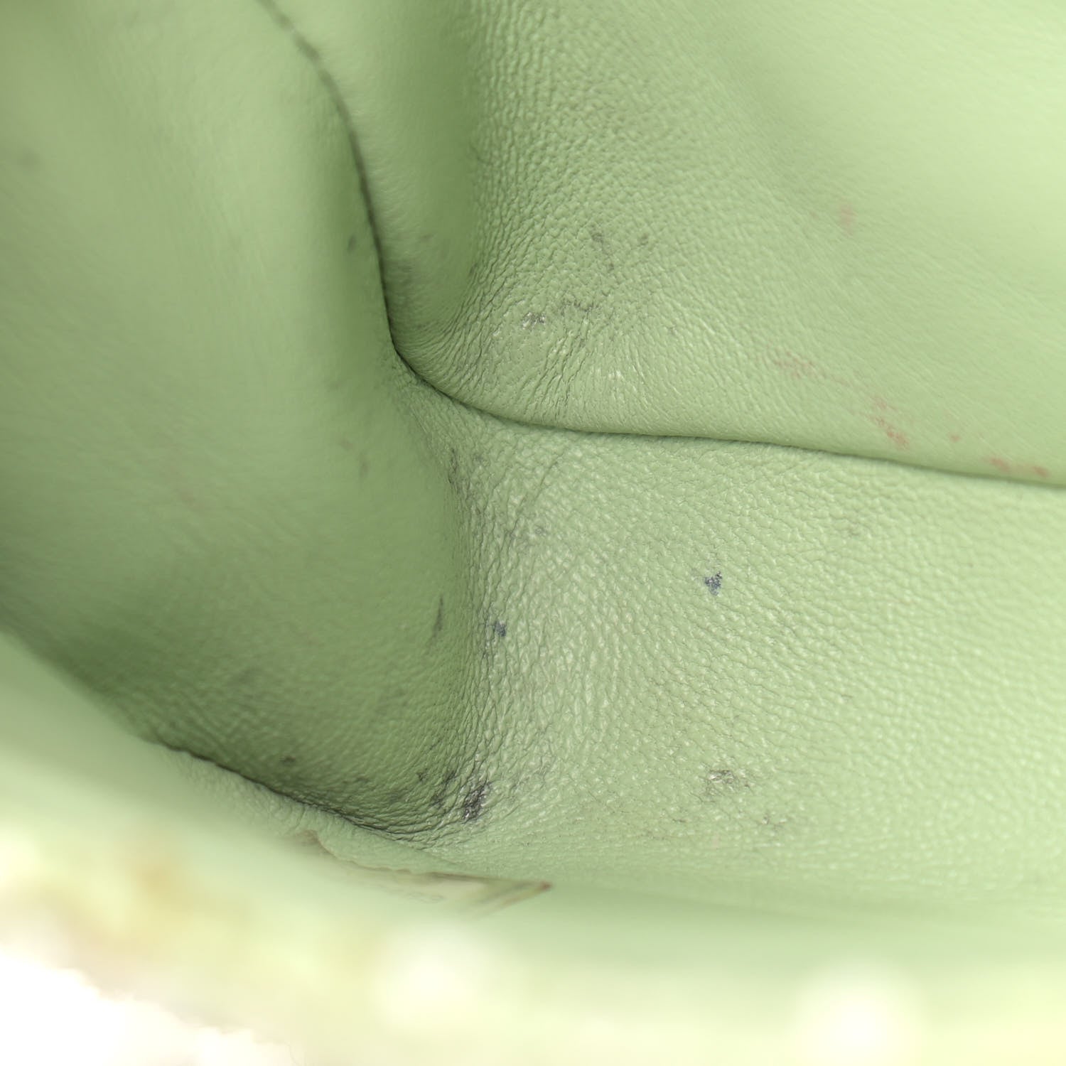 Chanel Sequin Mini Waterfall Flap Green Light Green Yellow 14 of 16