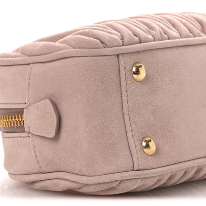 Miu Miu Suede Matelasse Regular Arcadie Top Handle Bag Pesco 9 of 11