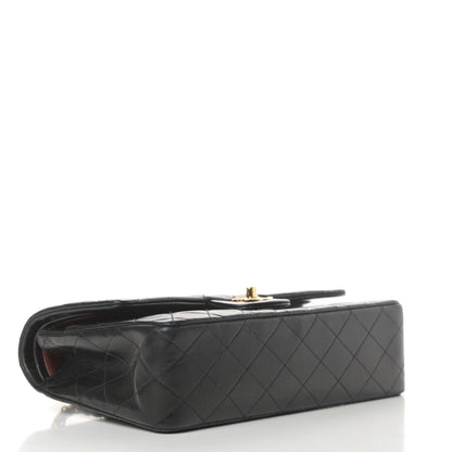 Chanel Lambskin Quilted Medium Double Flap Black 4 of 16