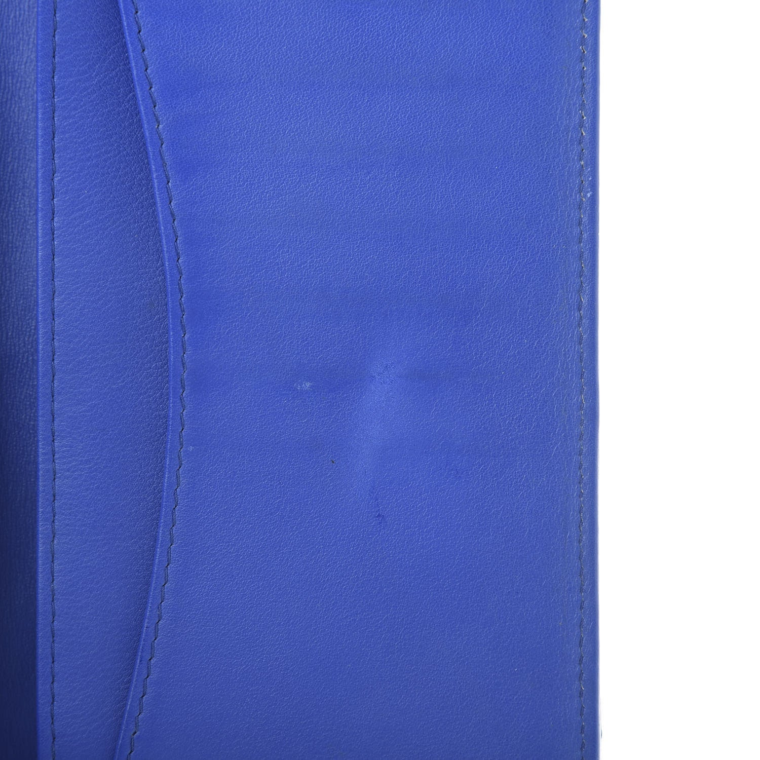 Chanel Patent Calfskin Quilted Yen Wallet Blue 9 of 11