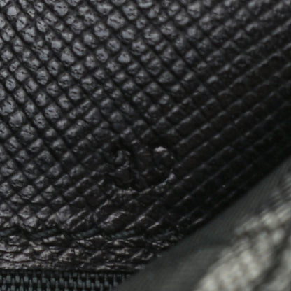 Prada Saffiano Metal Tri-Fold Wallet Black 8 of 8