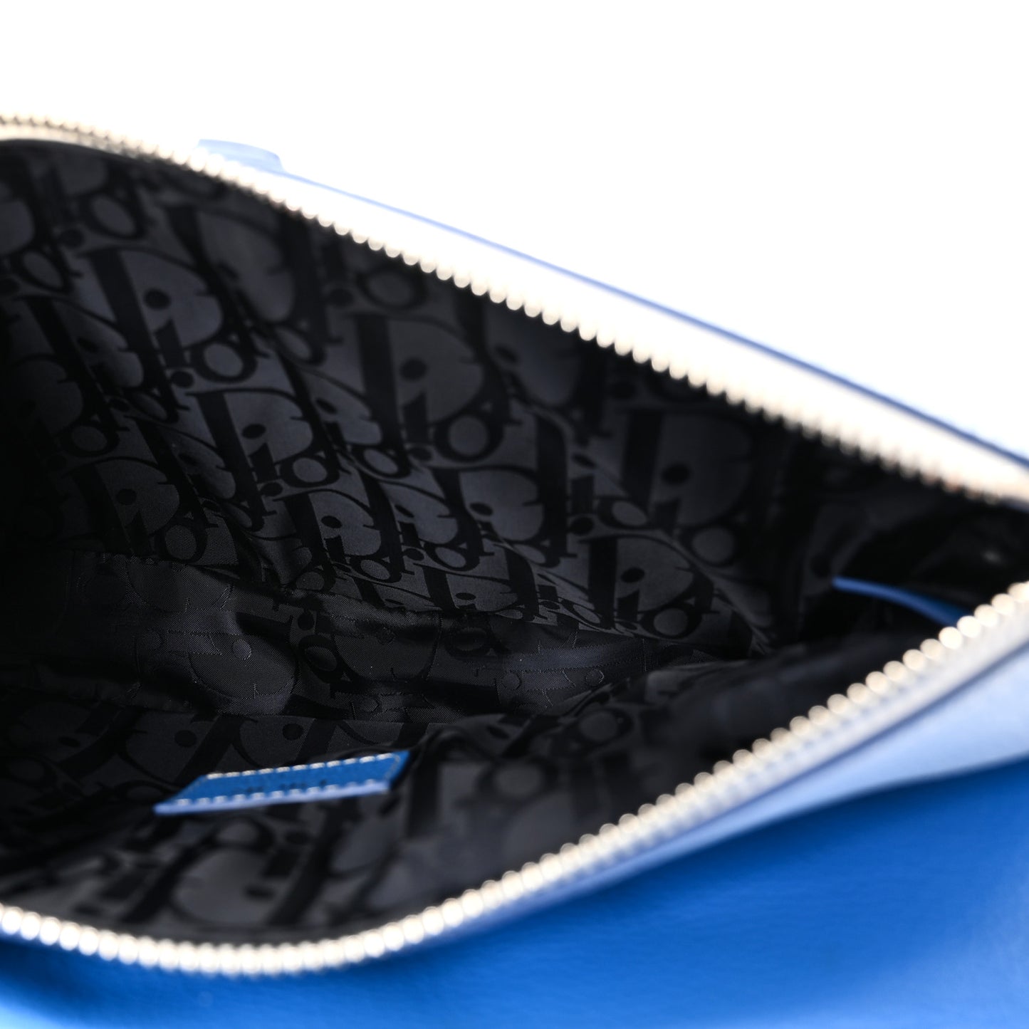 X DANIEL ARSHAM Grained Calfskin Gradient Saddle Bag Blue