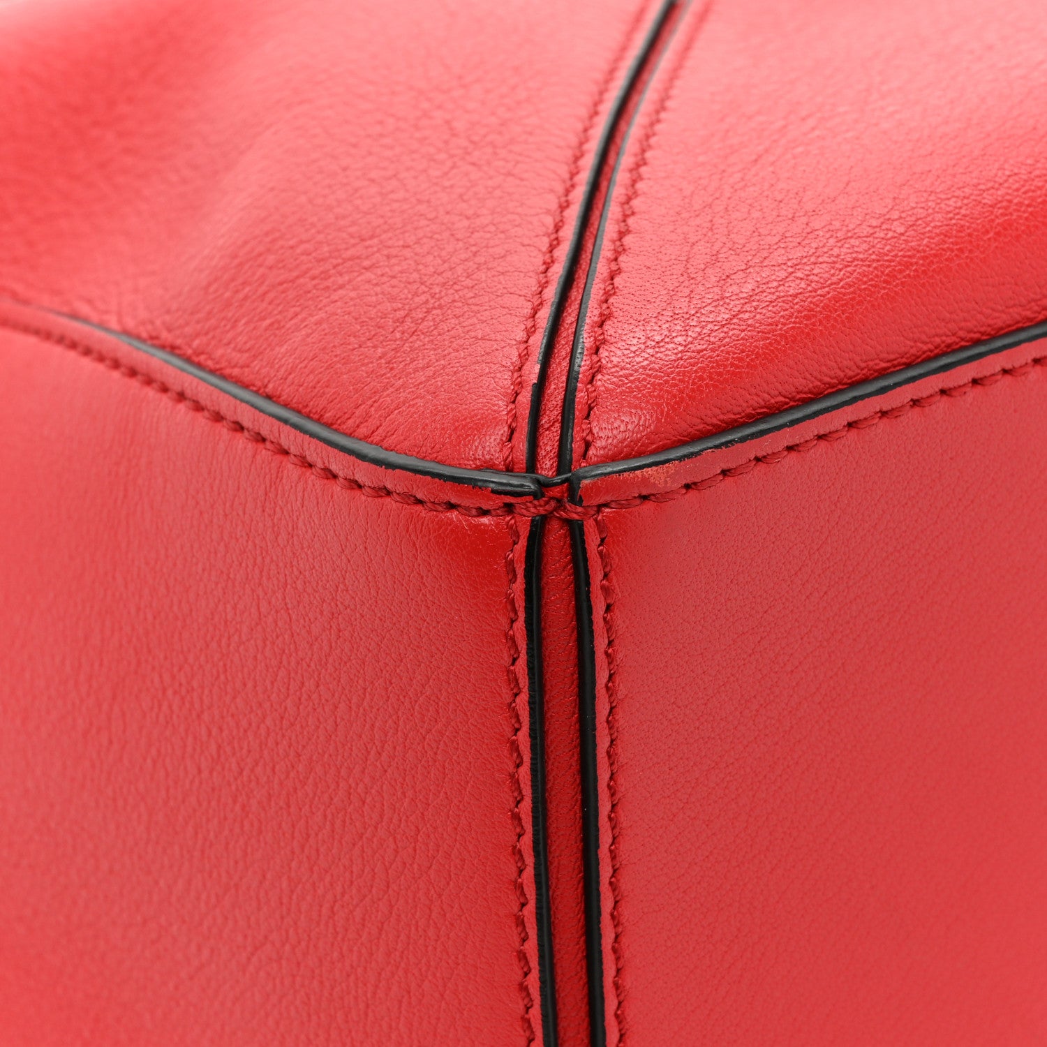 Loewe Calfskin Small Puzzle Bag Scarlet 12 of 15