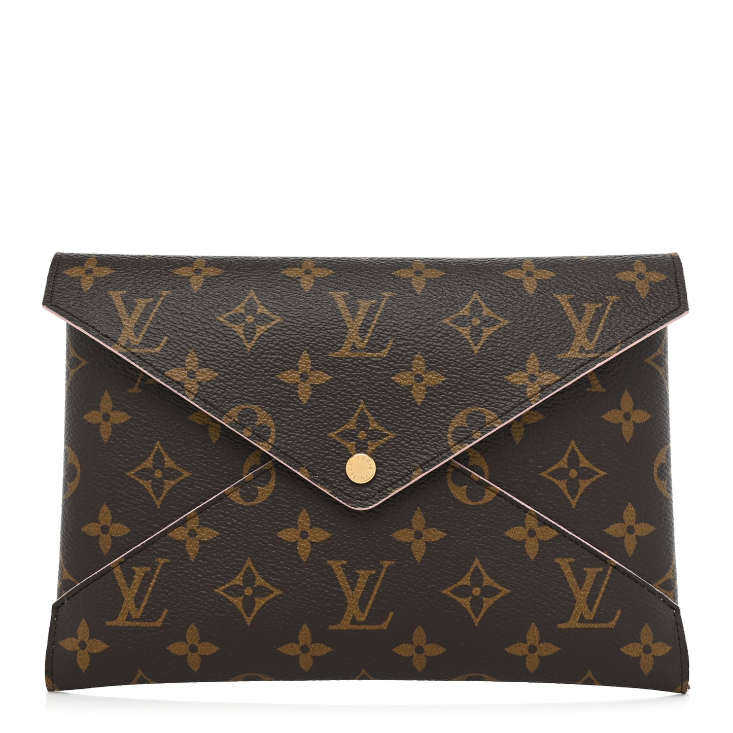 Monogram Large Kirigami Pochette Insert Rose Ballerine