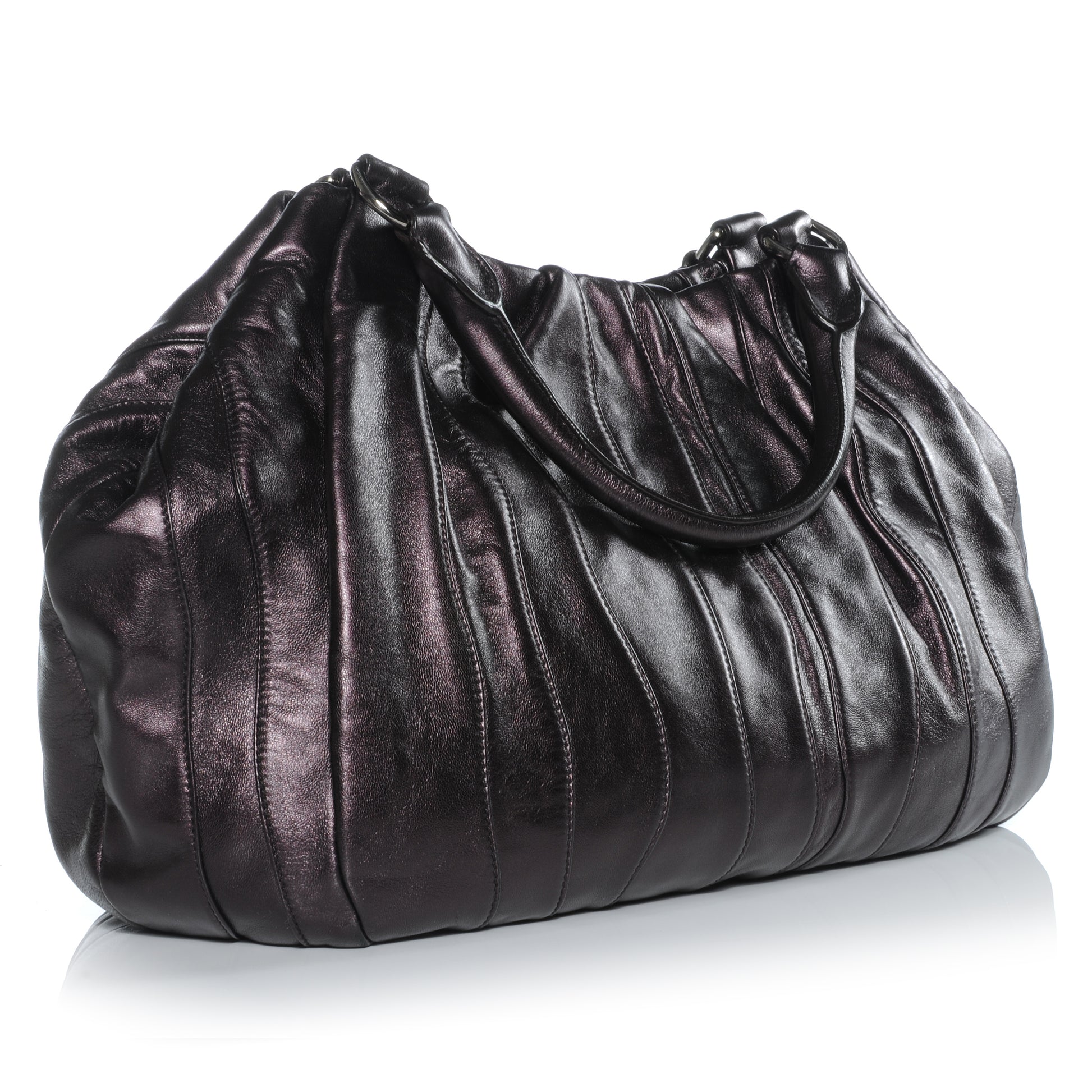 Prada Nappa Mordore Stripes Shoulder Bag Ribes 3 of 10