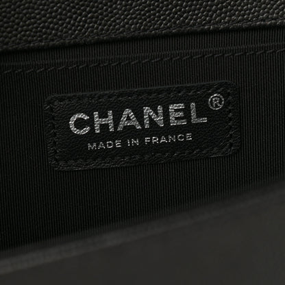 Chanel Caviar Quilted Medium Boy Flap So Black 6 of 11