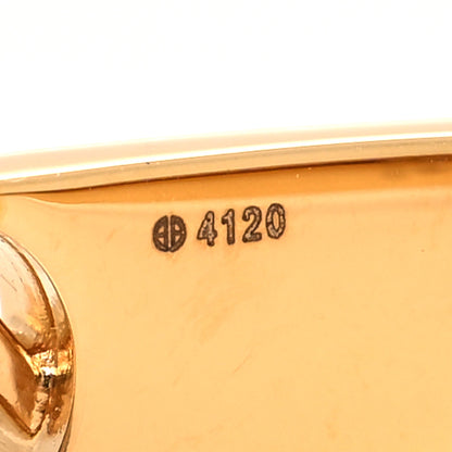 Fendi Brass Steel FF Bracelet M Gold 5 of 6