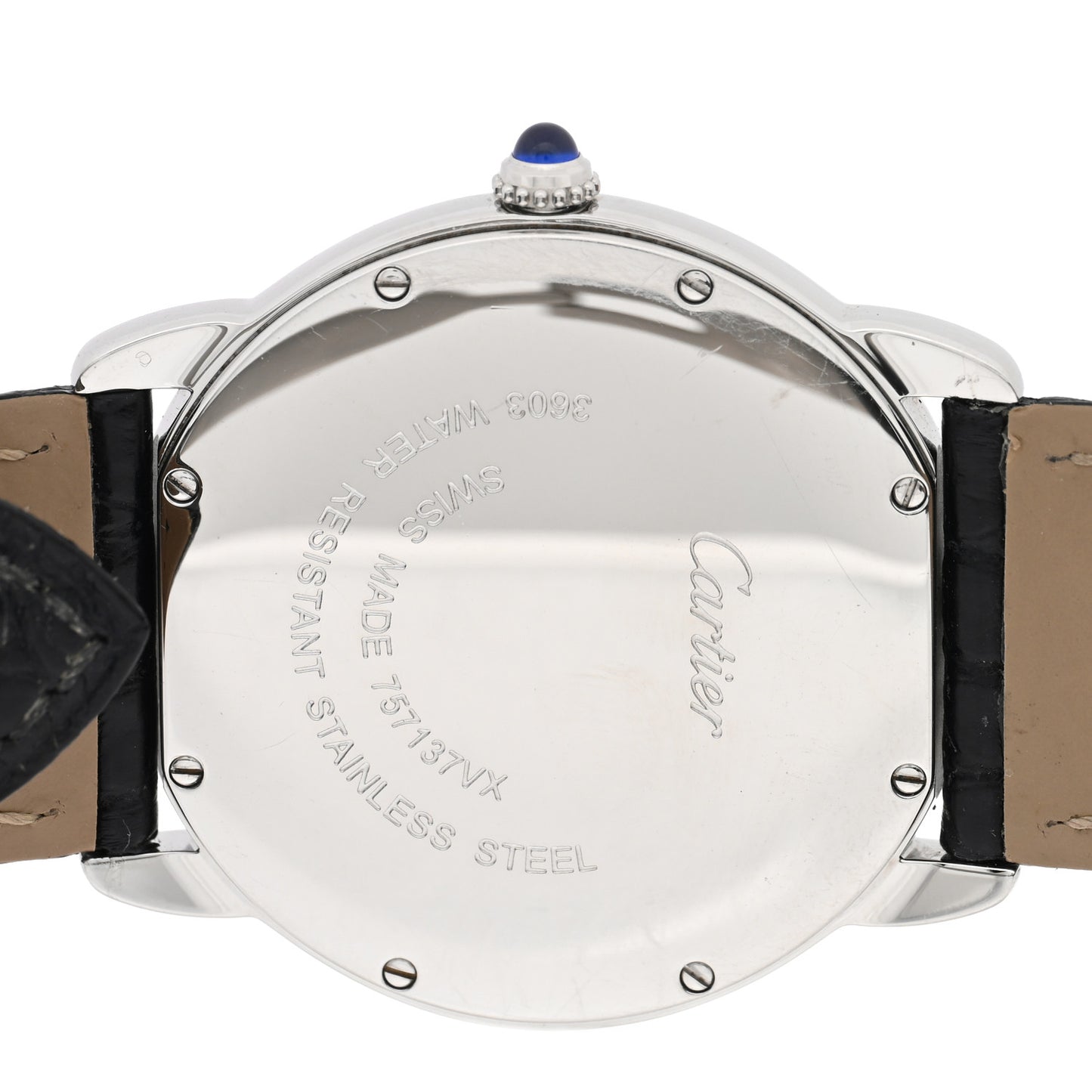 Stainless Steel Alligator 36mm Ronde Solo Quartz Watch