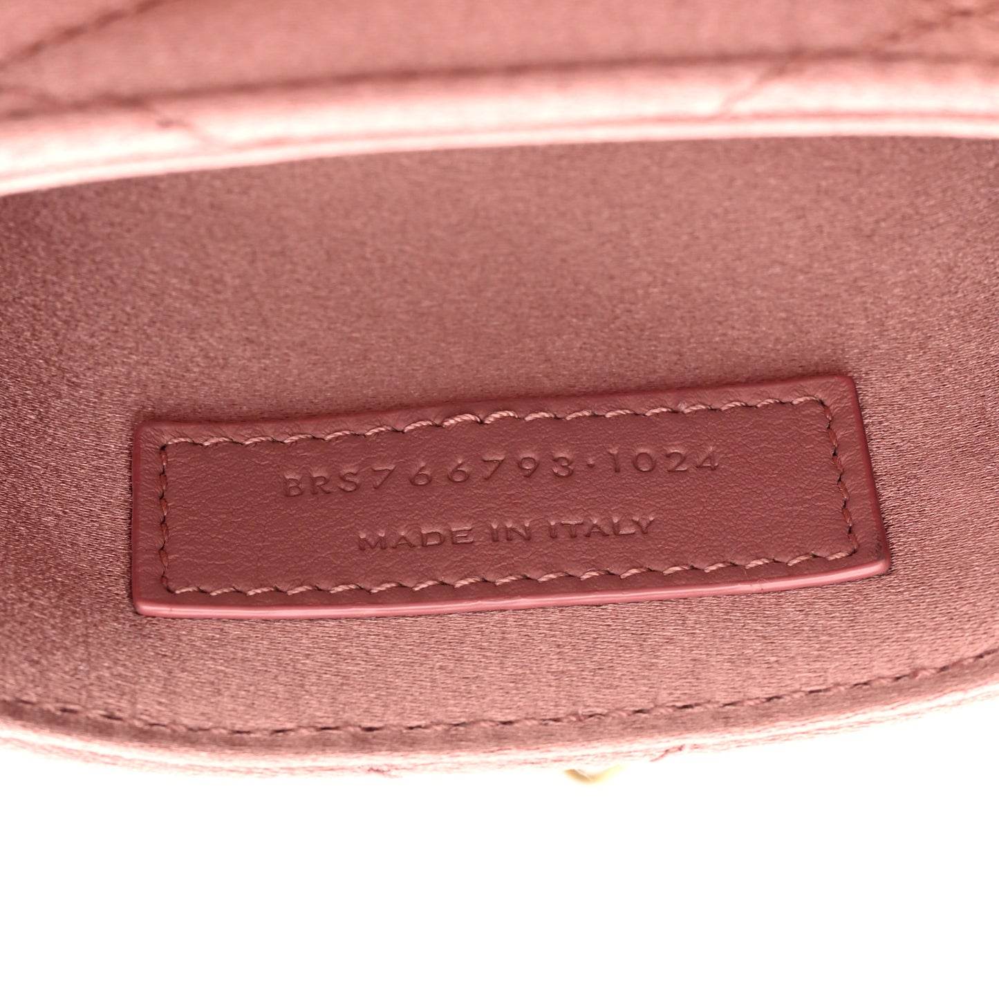 Satin Matelasse Monogram Micro June Box Bag Dragee