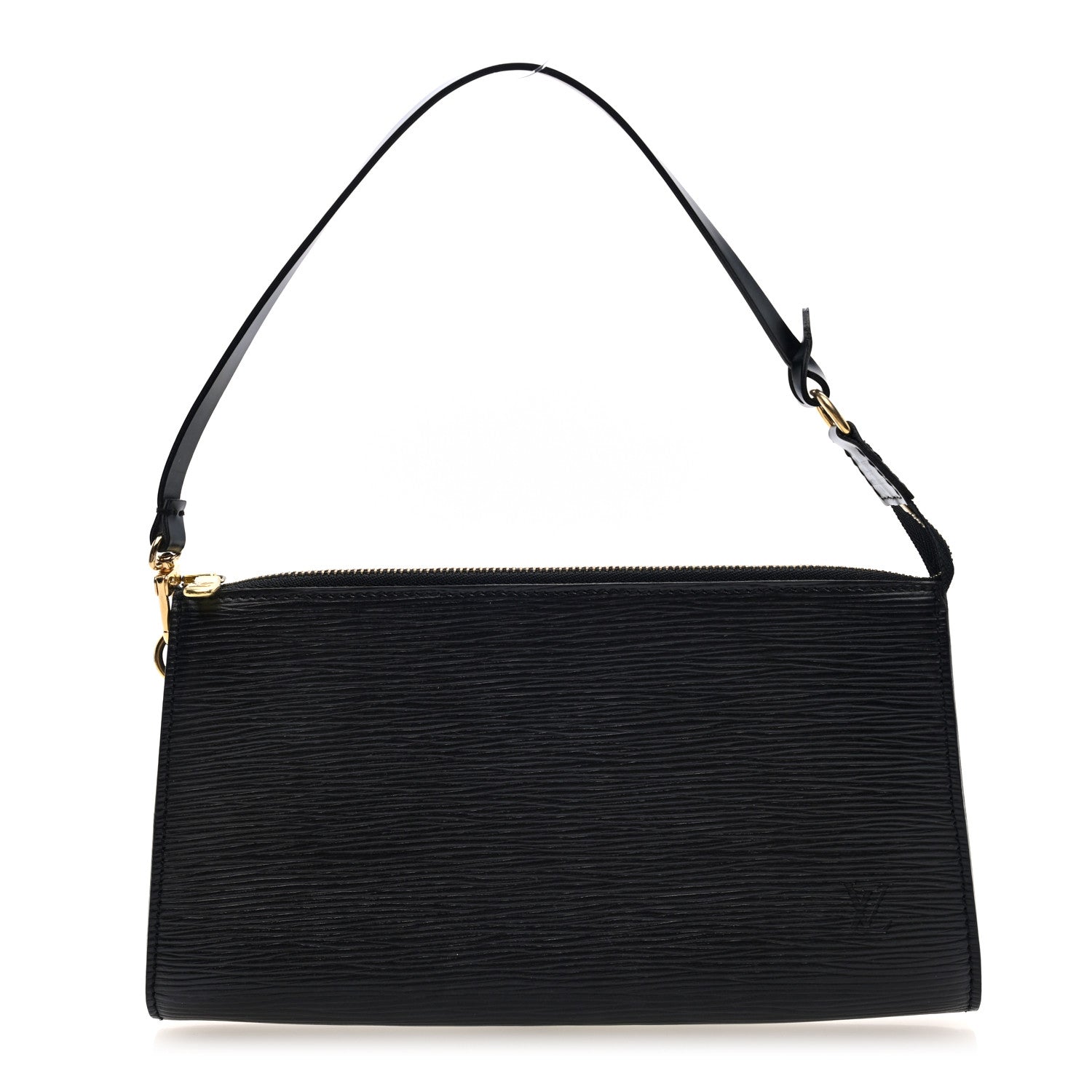 Louis Vuitton Epi Pochette Accessories 24 Black 1 of 9