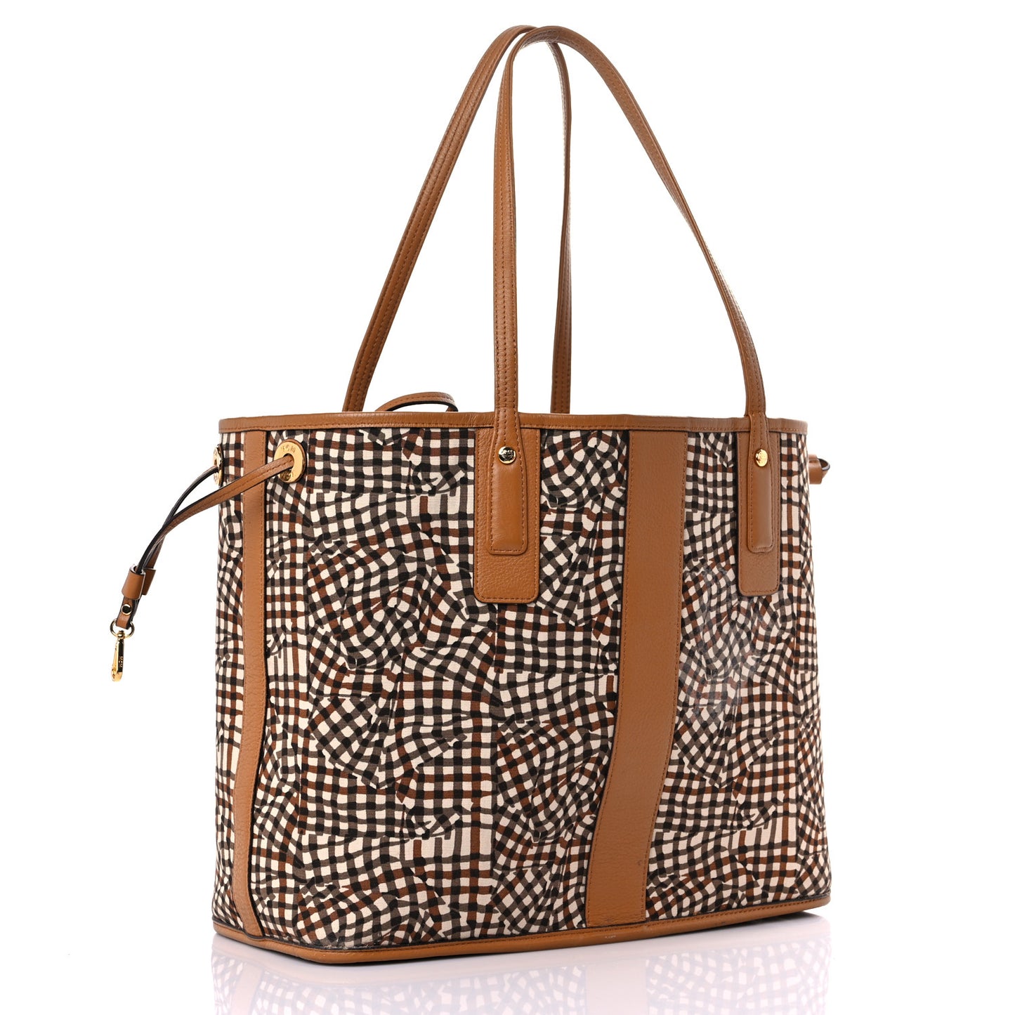 Visetos Medium Liz Reversible Shopper Tote Cognac