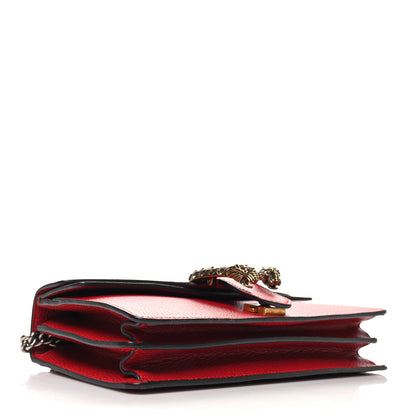 Gucci Dollar Calfskin Swarovski Crystal Small Dionysus Shoulder Bag Hibiscus Red 4 of 12