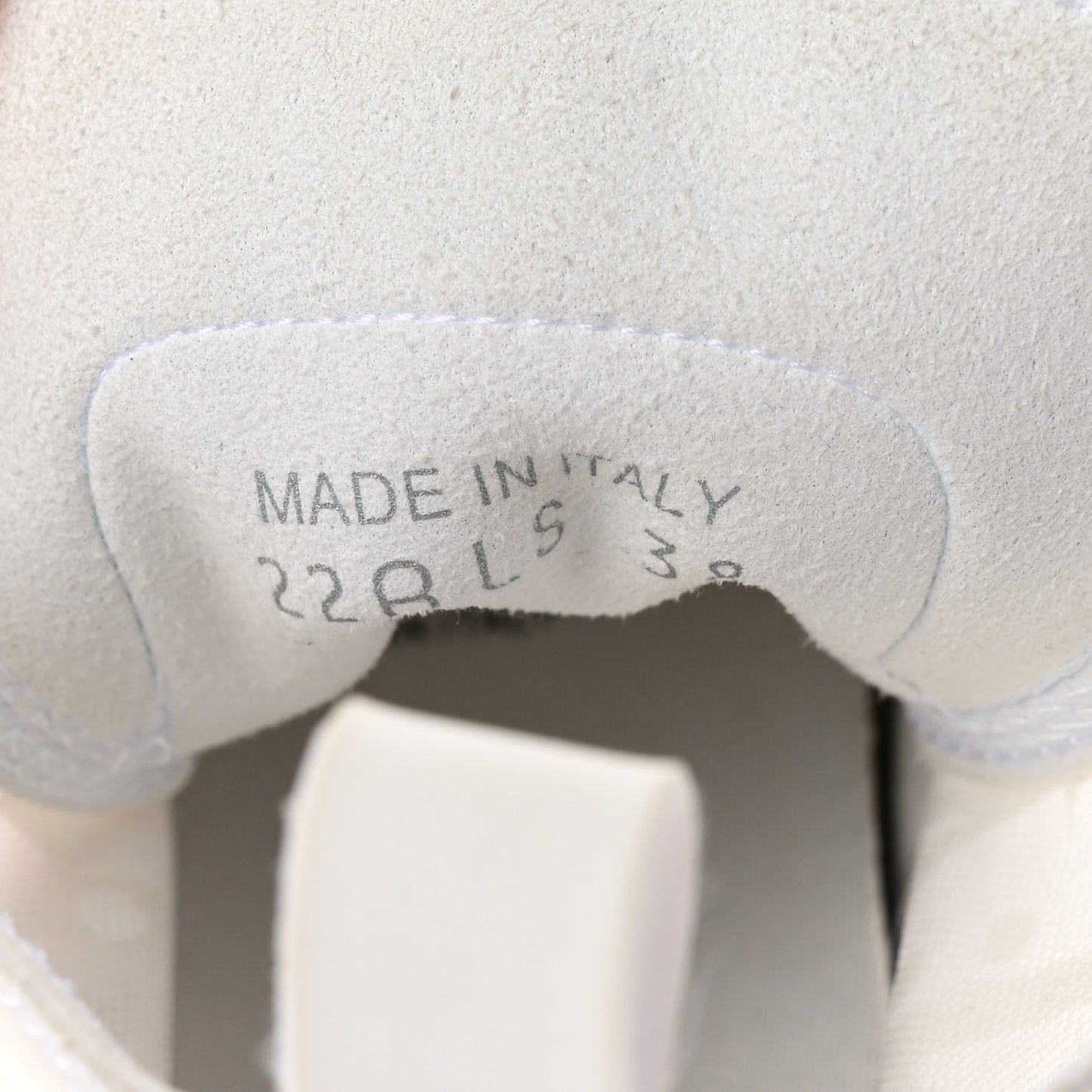 Technical Canvas Oblique Mens B23 High Top Sneakers 38 White