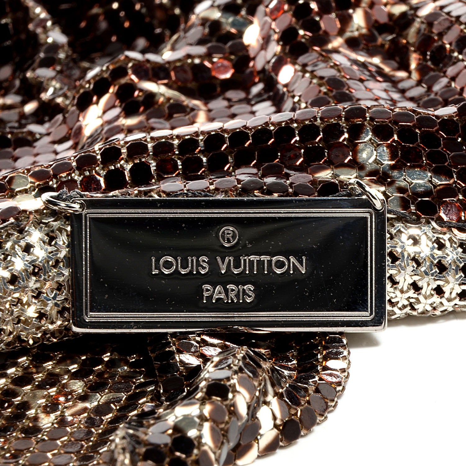 Louis Vuitton Monogram Mesh Metal Frances Bronze 6 of 7