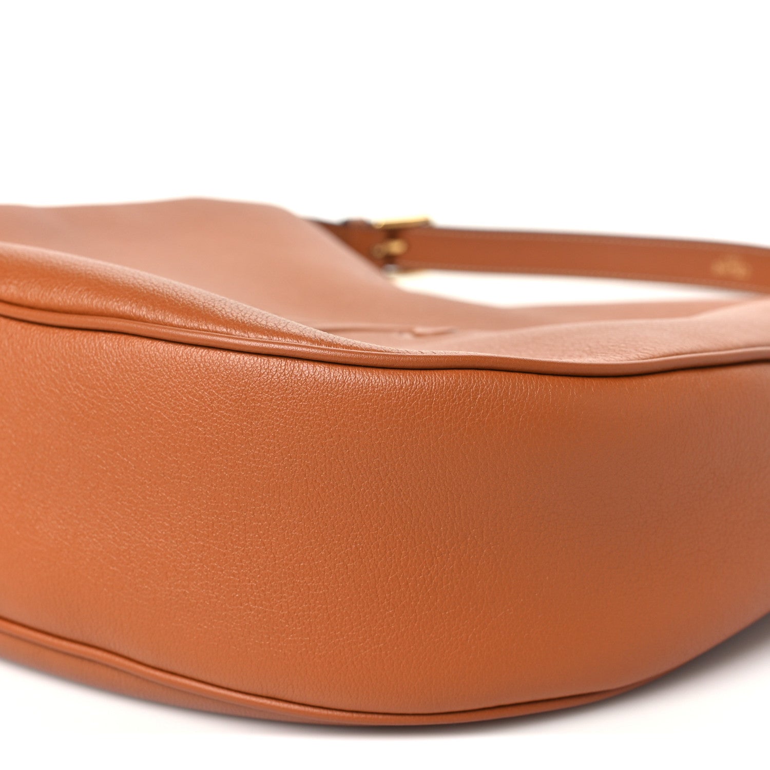 Celine Supple Calfskin Medium Triomphe Heloise Shoulder Bag Tan 9 of 10