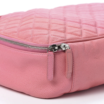 Chanel Caviar Quilted Cosmetic Pouch Pink 5 of 9