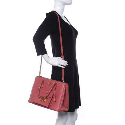 Prada Saffiano Lux Galleria Front Pocket Tote Tamaris 2 of 11