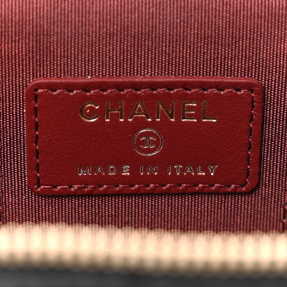 Chanel Calfskin Quilted Mini Perfect Fit Vanity Case With Chain Black 6 of 11
