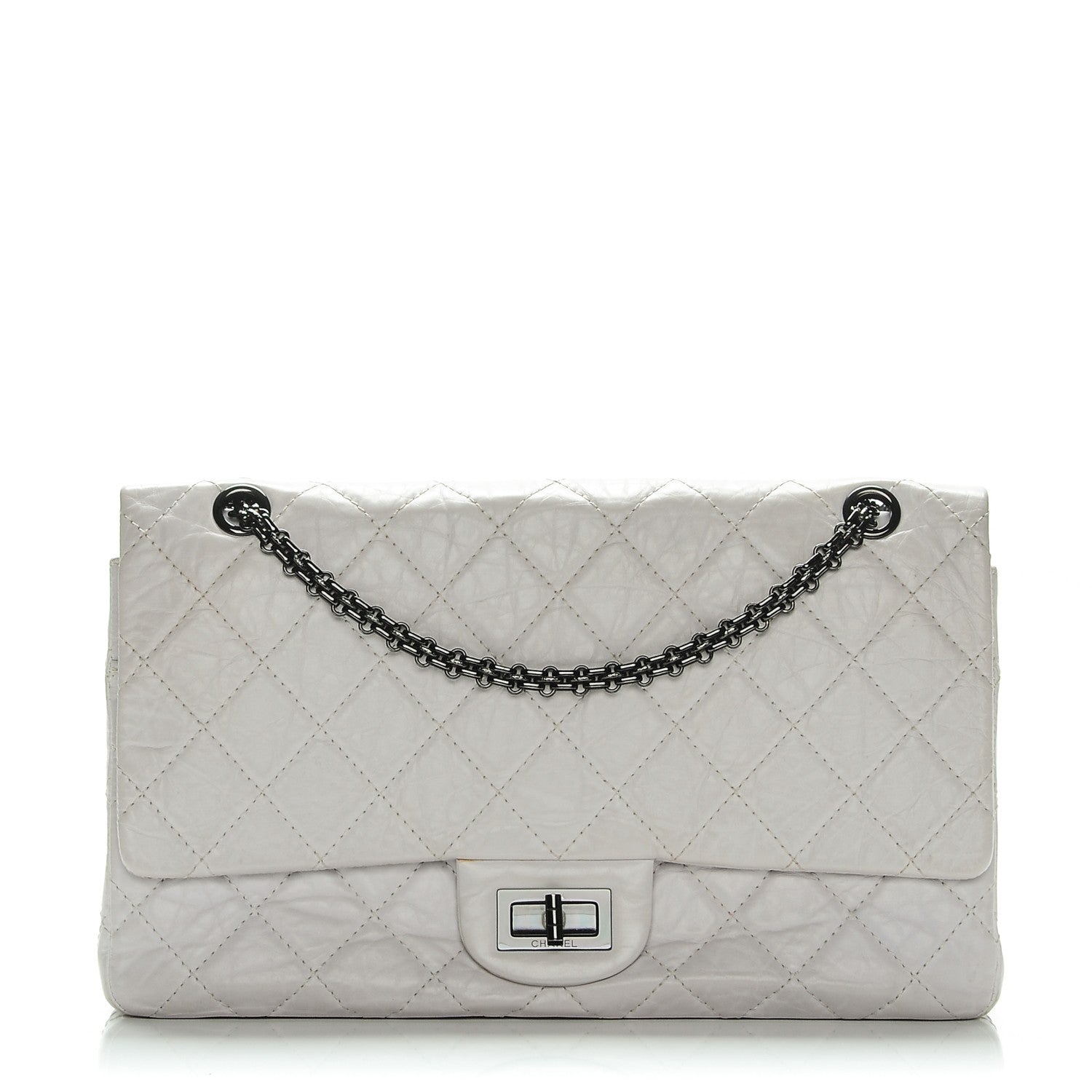 Chanel Aged Calfskin 2.55 Reissue 227 Flap White 1 of 9