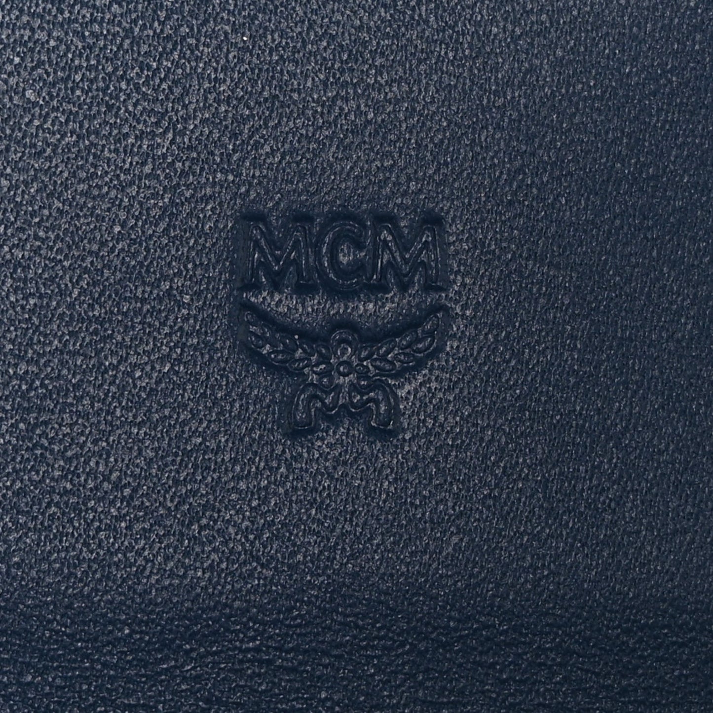 Vintage Jacquard Monogram Mini Tri-Fold Wallet Blue