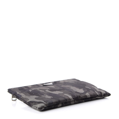Prada Tessuto Nylon Camouflage Flat Pouch Fumo 4 of 8