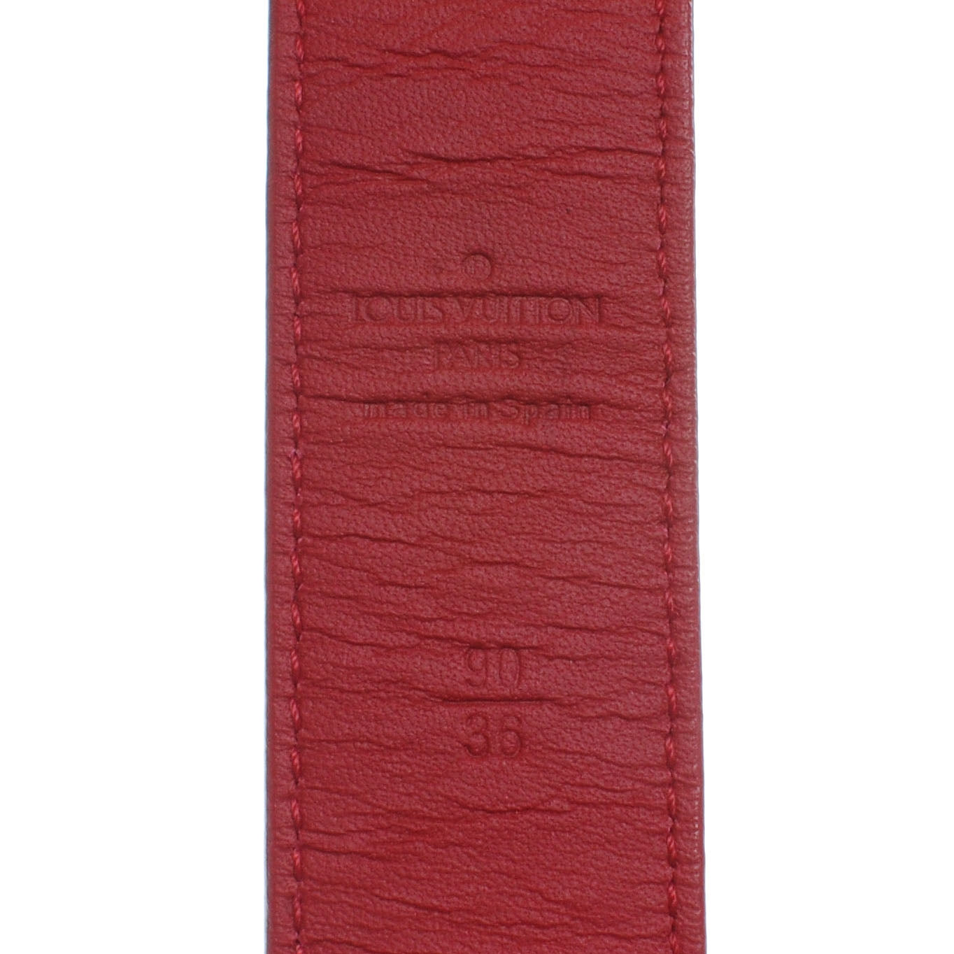 Louis Vuitton Monogram Multicolor LV Cut Reversible Belt 90 36 White 5 of 5